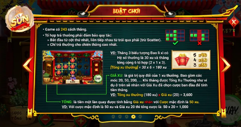 Chọn mức tiền cược phù hợp khi chơi slot Ông Đồ tại Sun win